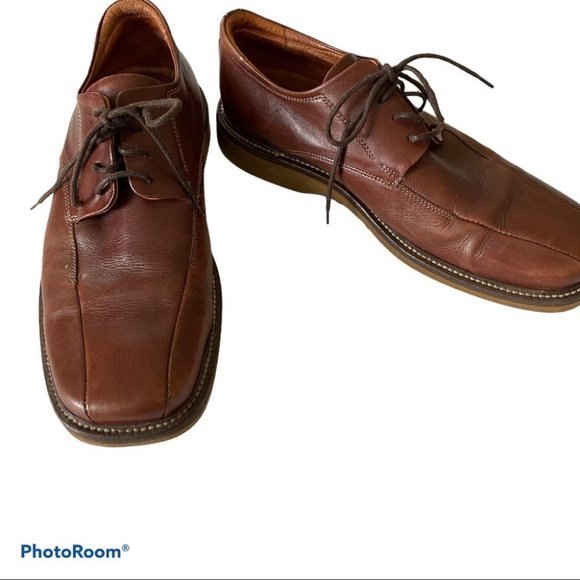 Aldo‎ Leather Bicycle Toe Oxford Men's Shoe, Size 10 - Picture 1 of 7